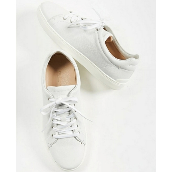 RAG & BONE KENT LACE-UP LEATHER SNEAKER WHITE NIB HIGH QUALITY BASICS TENNIS - Picture 5 of 7